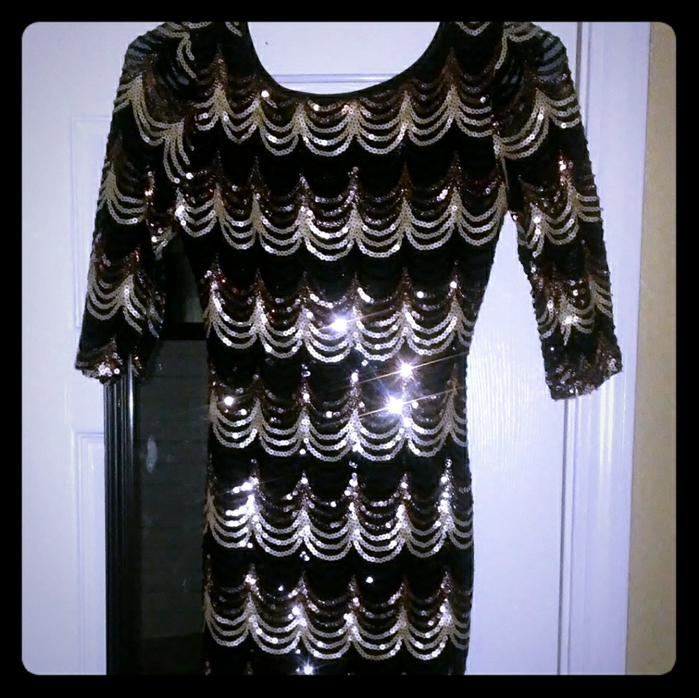 Crystal Doll sequined dress